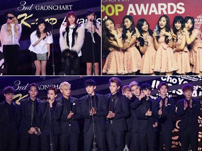 Inilah Para Idola K-Pop Peraih Penghargaan di 'Gaon Chart K-Pop Awards 2014'!